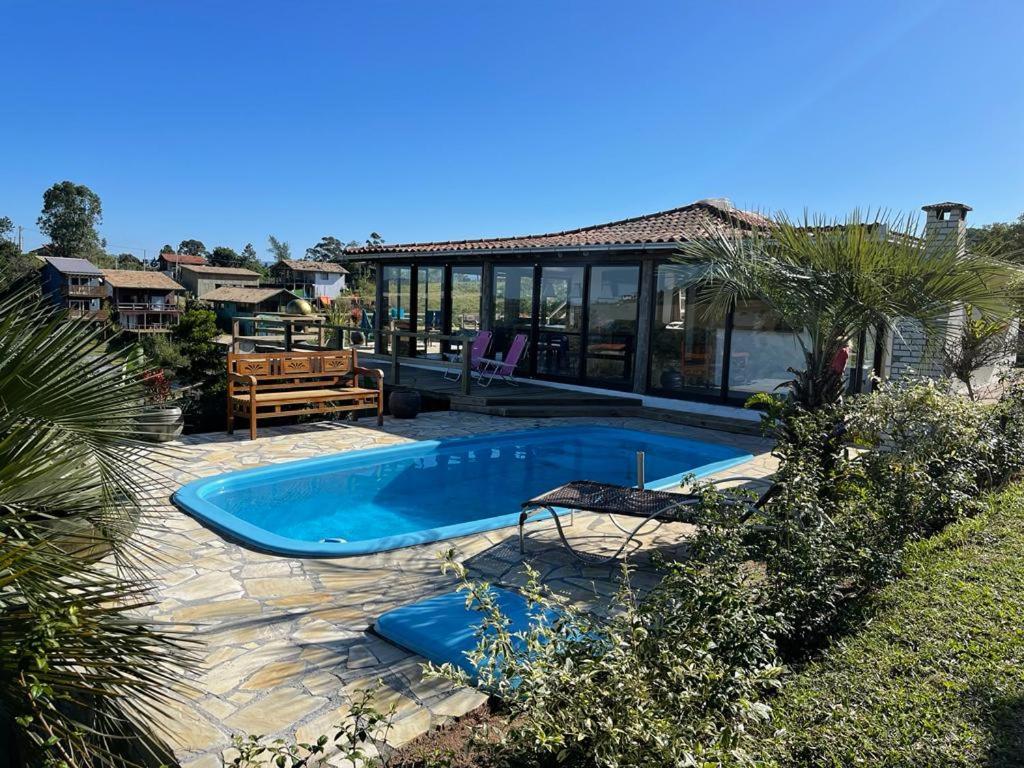 Villa Santorini Praia Do Rosa Com Piscina E Jacuzzi Eksteriør bilde
