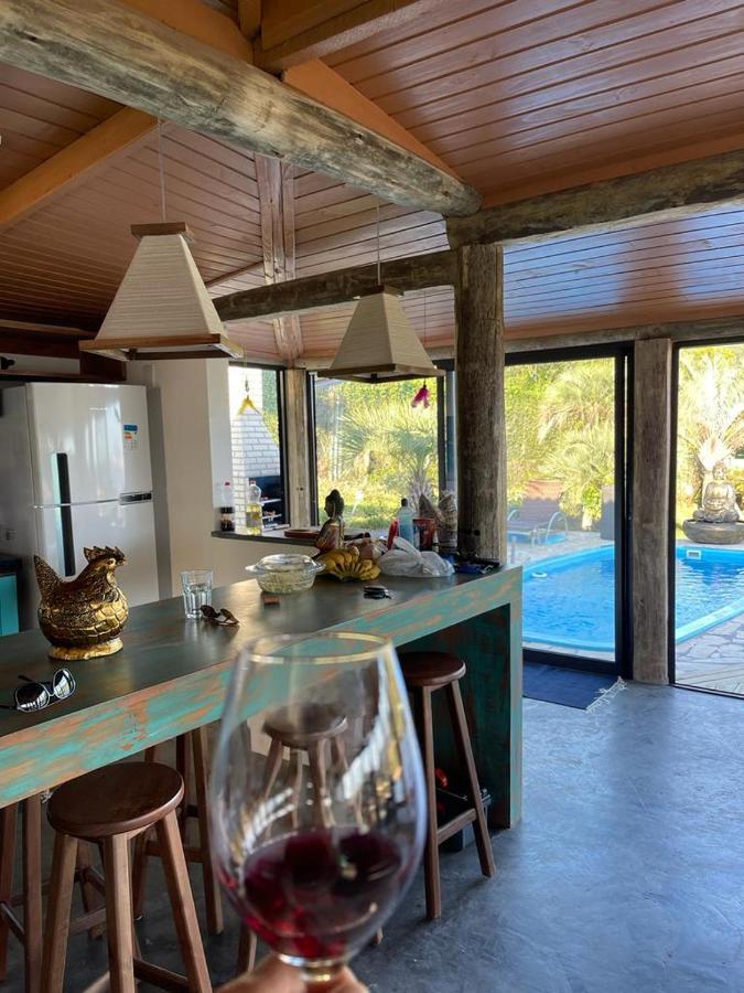 Villa Santorini Praia Do Rosa Com Piscina E Jacuzzi Eksteriør bilde