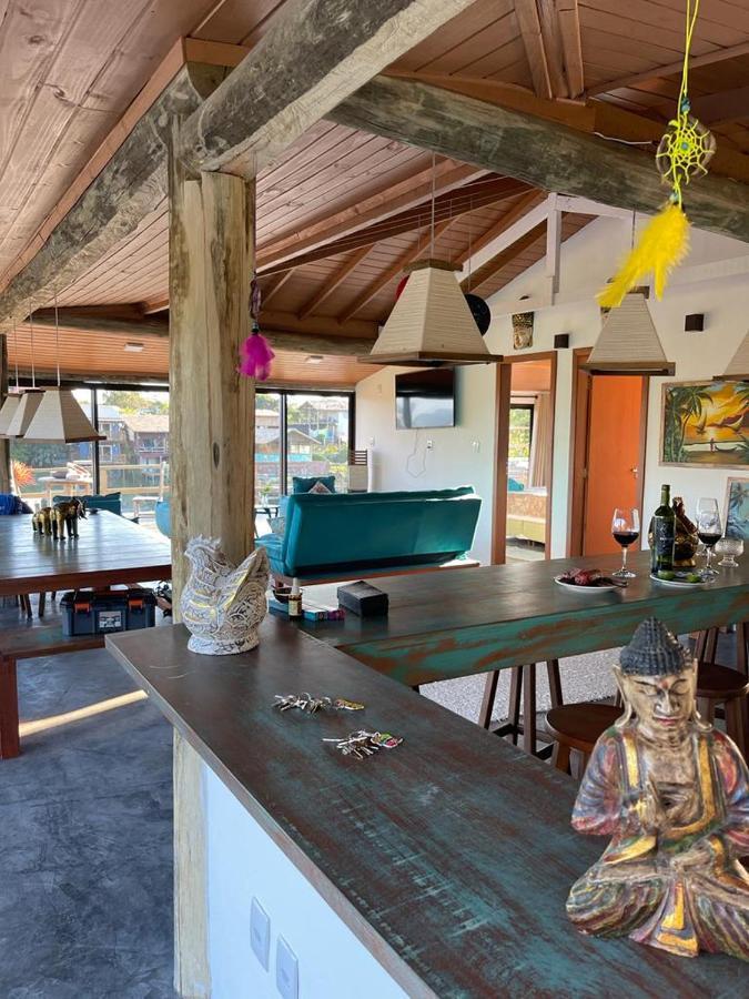 Villa Santorini Praia Do Rosa Com Piscina E Jacuzzi Eksteriør bilde